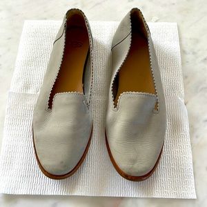 UGG leather flats. Size 38.5 EU / 7.5 U.S. in gray.